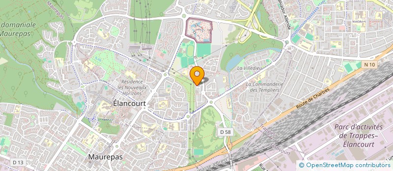 localisation de l'entreprise SCI DES P'TITES SOURIS  ELANCOURT