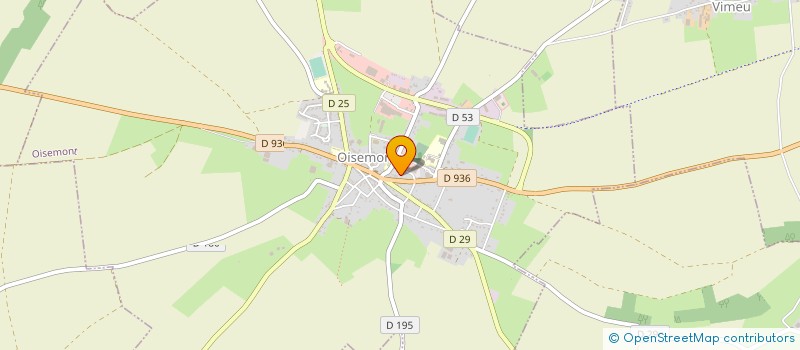 localisation de l'entreprise SCI DES PACRETE  OISEMONT