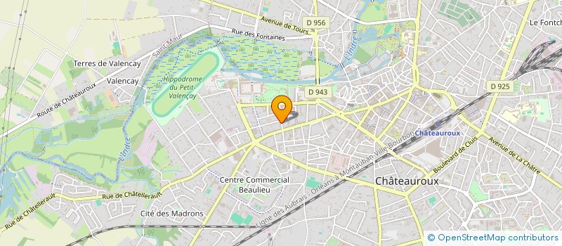 localisation de l'entreprise SCI DES PAGES à CHATEAUROUX