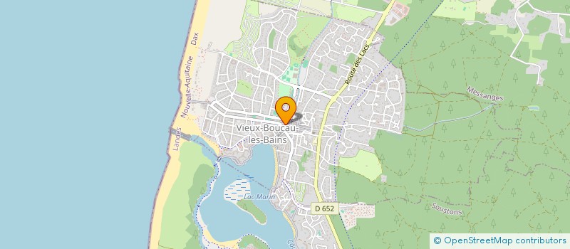 localisation de l'entreprise SCI DES PAINS  VIEUX-BOUCAU-LES-BAINS