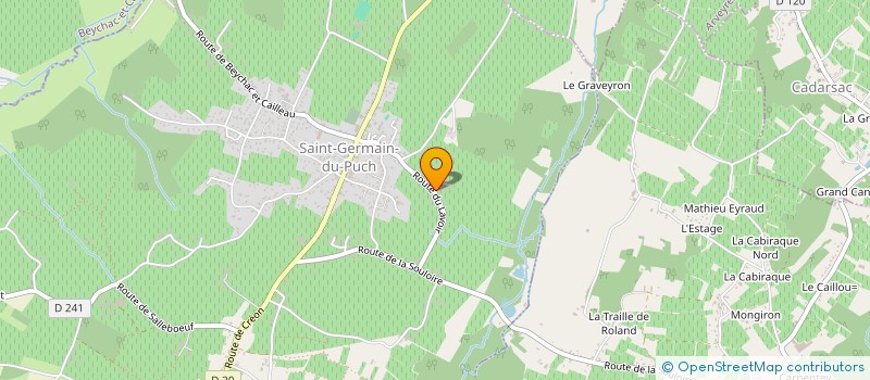 localisation de l'entreprise SCI DES PALADINS  SAINT-GERMAIN-DU-PUCH