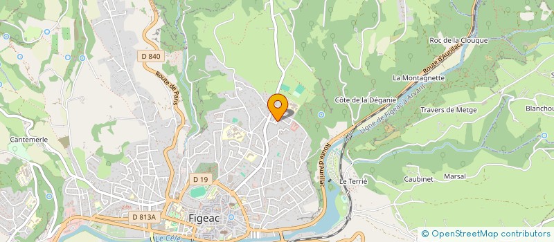 localisation de l'entreprise SCI DES PALIQUEYS AT  FIGEAC