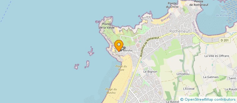 localisation de l'entreprise SCI DES PALMIERS  SAINT-MALO