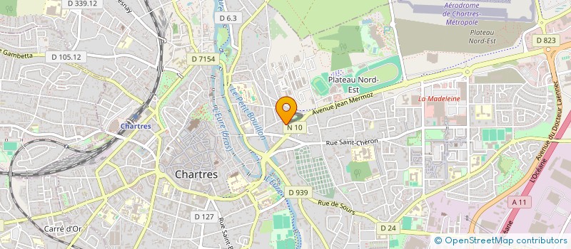localisation de l'entreprise SCI DES PALUDIERS à CHARTRES
