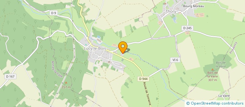 localisation de l'entreprise SCI DES PANATS à AVALLON