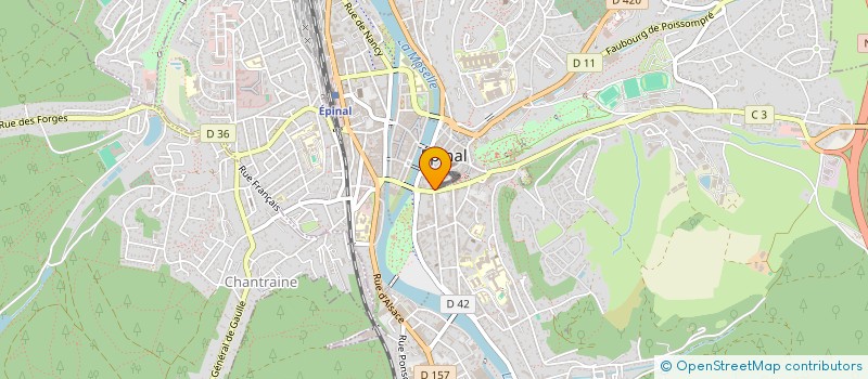 localisation de l'entreprise SCI DES PAONS à EPINAL