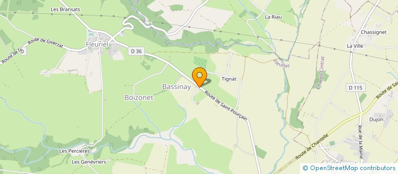 localisation de l'entreprise SCI DES PAPAYES  FLEURIEL