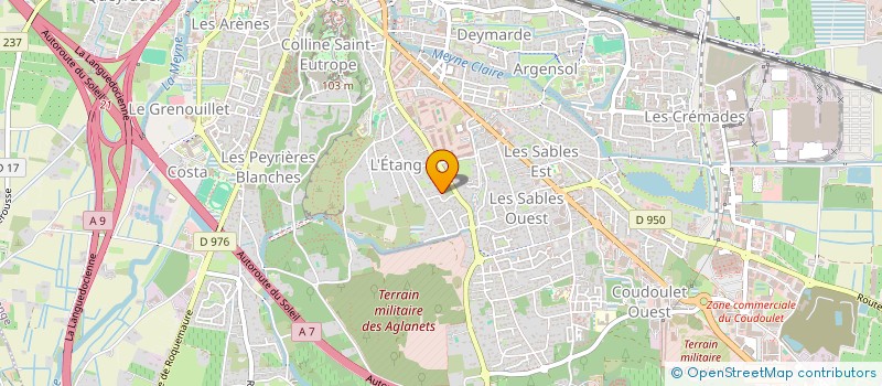 localisation de l'entreprise SCI DES PAPES  ORANGE