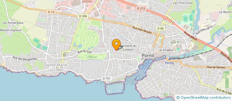 localisation de l'entreprise SCI DES PAPILLONS  PORNIC