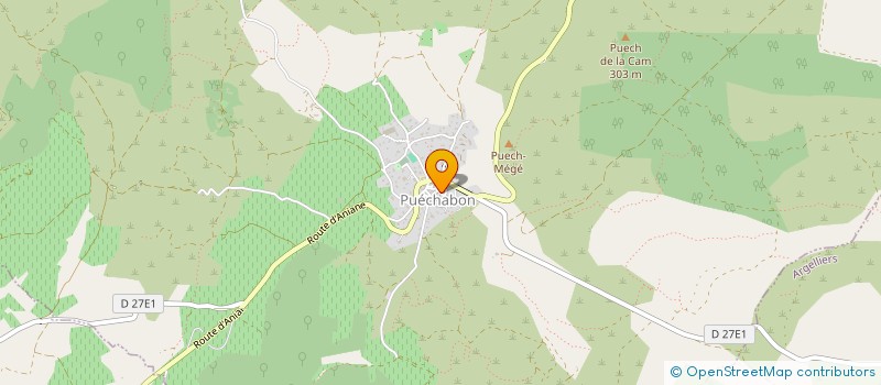 localisation de l'entreprise SCI DES PAPILLONS  PUECHABON