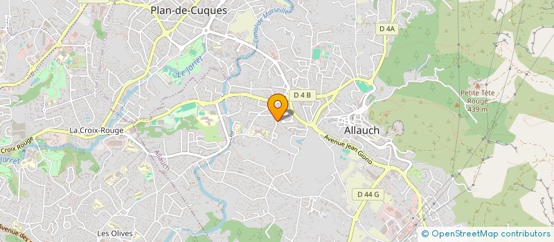 localisation de l'entreprise SCI DES PAQUERETTES  ALLAUCH