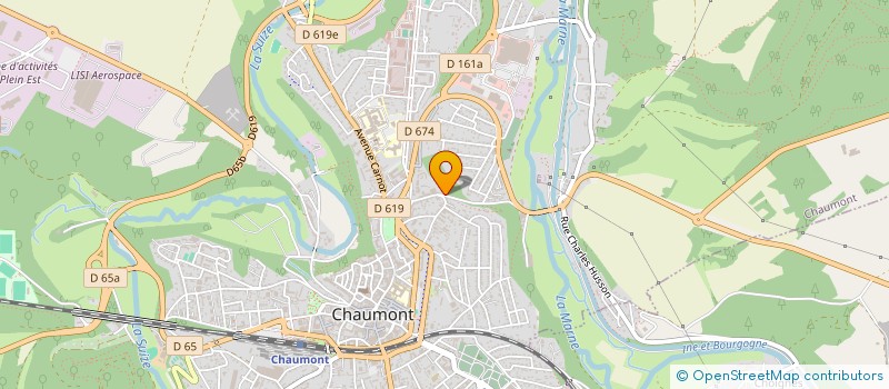 localisation de l'entreprise SCI DES PAQUOTTIERS à CHAUMONT