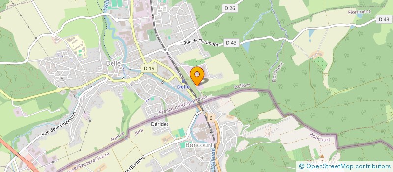 localisation de l'entreprise SCI DES PARCS  MANSPACH