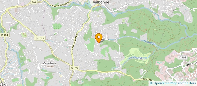 localisation de l'entreprise SCI DES PARES à VALBONNE