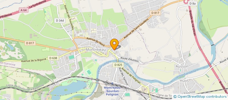 localisation de l'entreprise SCI DES PARFUMS  MONTREJEAU