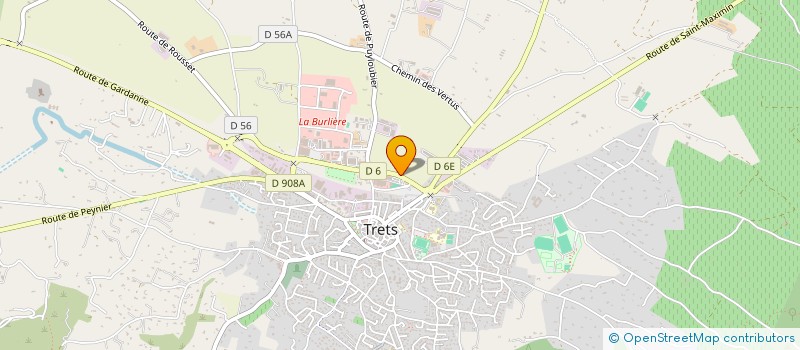 localisation de l'entreprise SCI DES PARGUES  TRETS