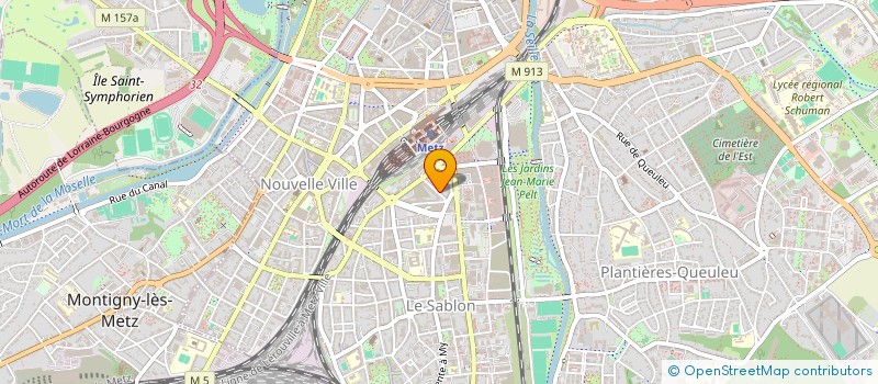 localisation de l'entreprise SCI DES PARMENTIERS  METZ