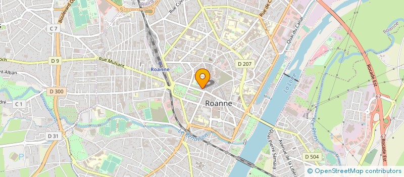 localisation de l'entreprise SCI DES PARRATS  ROANNE