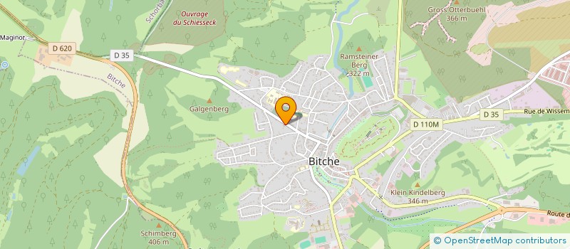 localisation de l'entreprise SCI DES PARSONS  BITCHE