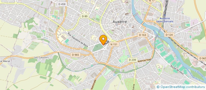 localisation de l'entreprise SCI DES PASCALS à AUXERRE