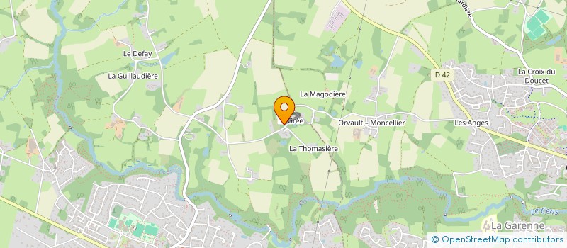 localisation de l'entreprise SCI DES PASSAGES  SAUTRON