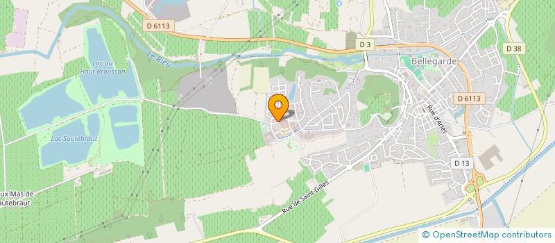 localisation de l'entreprise SCI DES PASTOURETS  MANDUEL