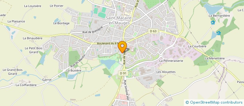 localisation de l'entreprise SCI DES PATIS à SEVREMOINE