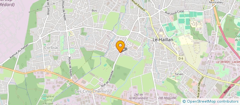 localisation de l'entreprise SCI DES PATRYMOINES  LE HAILLAN