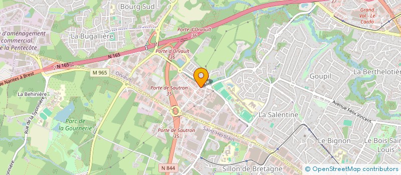 localisation de l'entreprise SCI DES PATURES à ORVAULT