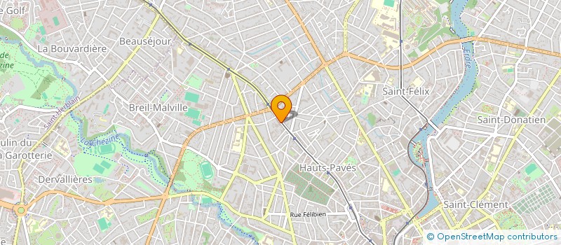 localisation de l'entreprise SCI DES PAVES HAUTS à NANTES