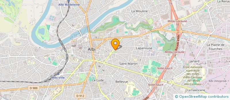 localisation de l'entreprise SCI DES PAVILLONS à ALBI