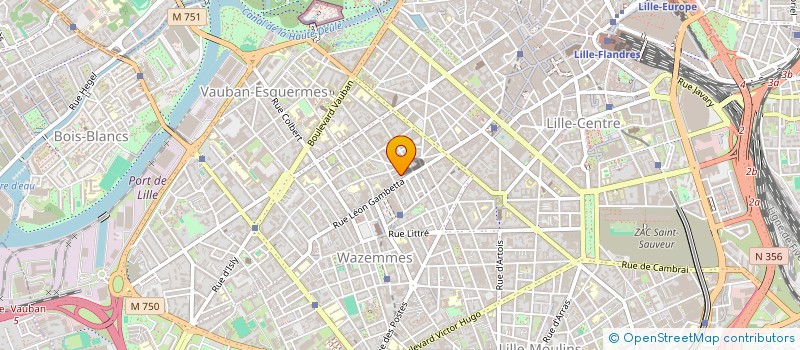 localisation de l'entreprise SCI DES PAVILLONS à LILLE