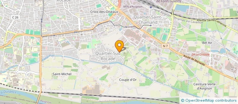 localisation de l'entreprise SCI DES PECHERAIES  AVIGNON