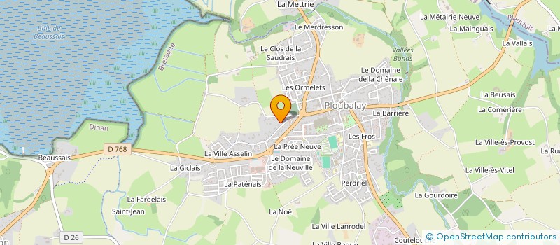 localisation de l'entreprise SCI DES PECHEURS  BEAUSSAIS-SUR-MER