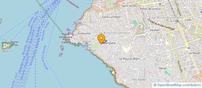 localisation de l'entreprise SCI DES PECHEURS à MARSEILLE