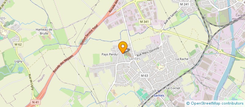 localisation de l'entreprise SCI DES PEINTRES  SANTES