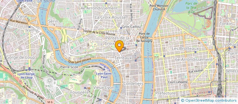 localisation de l'entreprise SCI DES PENTES à LYON