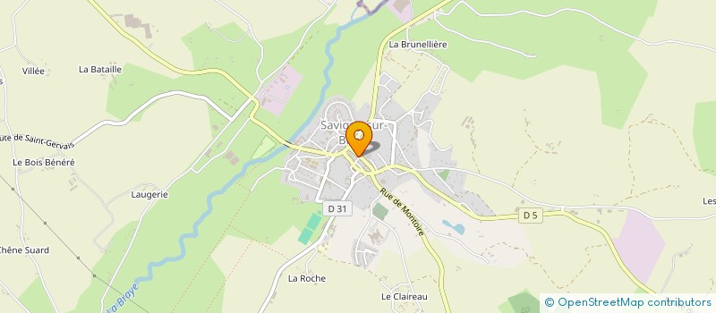localisation de l'entreprise SCI DES PEPINIERES  SAVIGNY-SUR-BRAYE