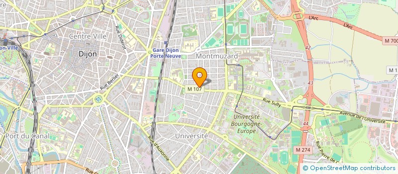 localisation de l'entreprise SCI DES PEPINIERES à DIJON