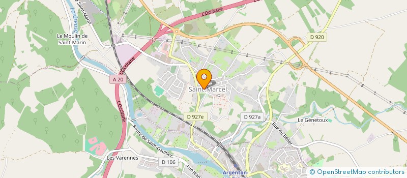 localisation de l'entreprise SCI DES PEPINS  BADECON-LE-PIN
