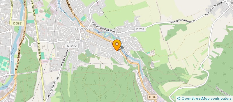 localisation de l'entreprise SCI DES PEQ  SELONCOURT