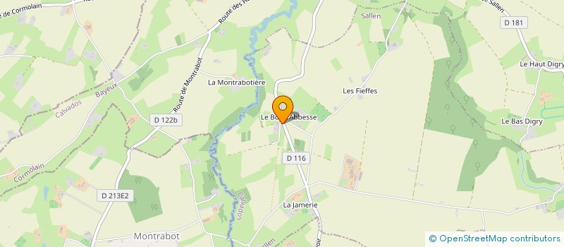 localisation de l'entreprise SCI DES PERCENEIGES  SALLEN