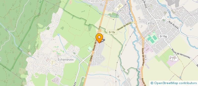 localisation de l'entreprise SCI DES PERCHETTES  ECHENEVEX