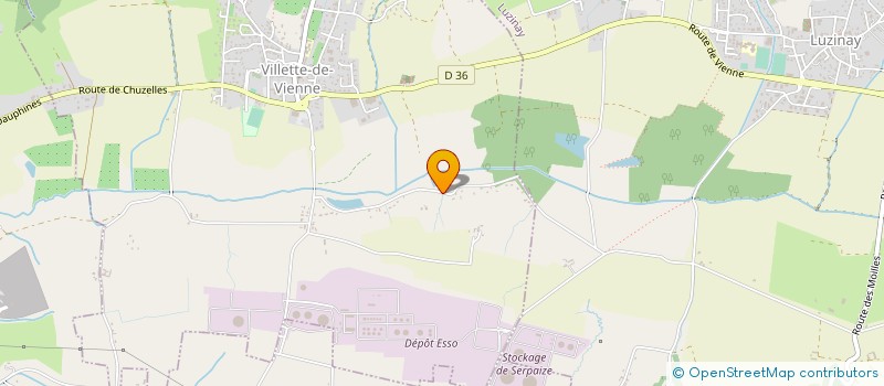 localisation de l'entreprise SCI DES PERDRIX  VILLETTE-DE-VIENNE