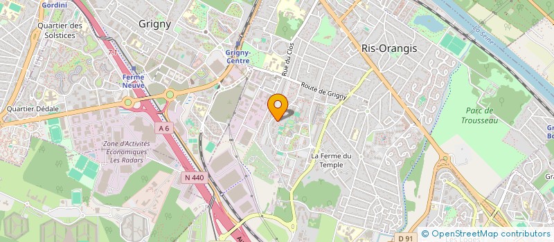 localisation de l'entreprise SCI DES PERDRIX à RIS-ORANGIS