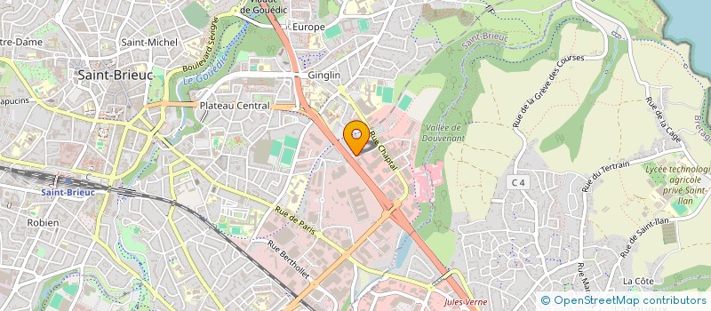 localisation de l'entreprise SCI DES PERRIERES à SAINT-BRIEUC