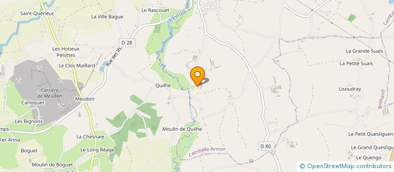 localisation de l'entreprise SCI DES PERRIERES  LAMBALLE-ARMOR