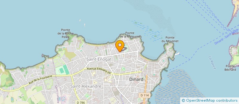 localisation de l'entreprise SCI DES PERRIERES  DINARD