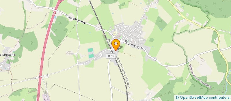 localisation de l'entreprise SCI DES PERRIERES  CHAMPFLEUR