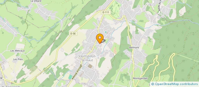 localisation de l'entreprise SCI DES PERRIERES  VAULNAVEYS-LE-HAUT